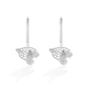 Thumbnail Image 1 of True Fans Jacksonville Jaguars 1/10 CT. T.W. Diamond Logo Earrings in Sterling Silver