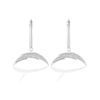 Thumbnail Image 1 of True Fans Los Angeles Chargers 1/10 CT. T.W. Diamond Logo Earrings in Sterling Silver