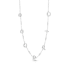 Thumbnail Image 1 of Diamond "Scorpio" Chain Necklace 1/15 ct tw Sterling Silver 18"