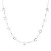 Thumbnail Image 1 of Diamond &quot;Capricorn&quot; Chain Necklace 1/10 ct tw Sterling Silver 18&quot;