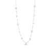 Thumbnail Image 2 of Diamond &quot;Sagittarius&quot; Chain Necklace 1/8 ct tw Sterling Silver 18&quot;