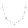 Thumbnail Image 1 of Diamond &quot;Aries&quot; Chain Necklace 1/20 ct tw Sterling Silver 18&quot;