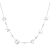 Thumbnail Image 0 of Diamond "Cancer" Chain Necklace 1/20 ct tw Sterling Silver 18"