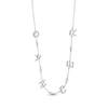 Thumbnail Image 1 of Diamond "Cancer" Chain Necklace 1/20 ct tw Sterling Silver 18"