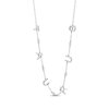 Thumbnail Image 2 of Diamond &quot;Taurus&quot; Chain Necklace 1/20 ct tw Sterling Silver 18&quot;