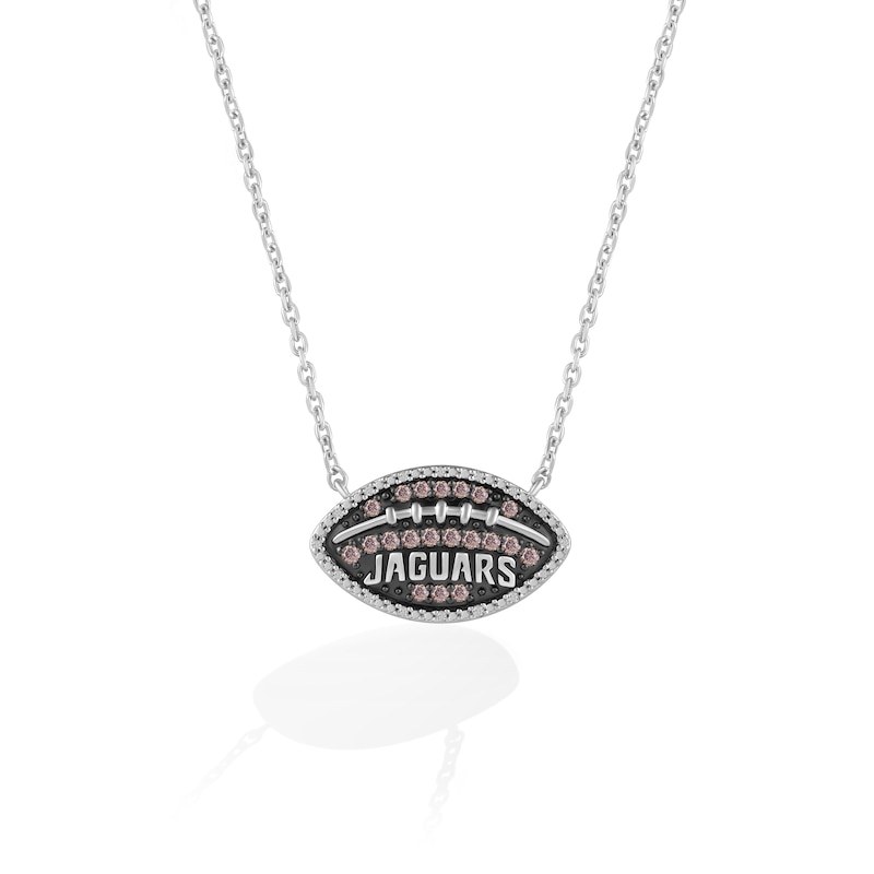 True Fans Jacksonville Jaguars 1/4 CT. T.W. Brown Diamond Football