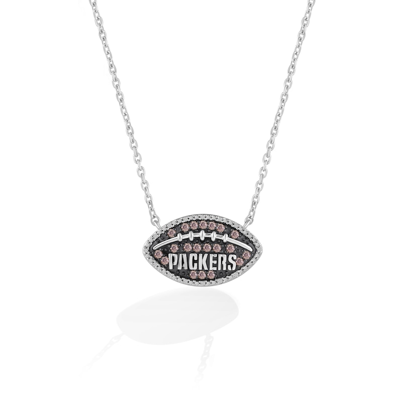 Green Bay Packers Pendant, 14K White - The GLD Shop