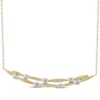 Thumbnail Image 0 of Diamond Station Necklace 1/4 ct tw 10K Yellow Gold 19"