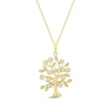 Thumbnail Image 1 of Diamond Family Tree Necklace 1/6 ct tw 10K Yellow Gold 18&quot;