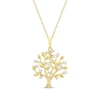 Thumbnail Image 0 of Diamond Family Tree Necklace 1/6 ct tw 10K Yellow Gold 18"