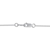 Thumbnail Image 3 of Diamond Swirl Loop Necklace 1/10 ct tw 10K White Gold 18&quot;