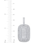 Thumbnail Image 3 of Men's Diamond Dog Tag Charm 1-1/2 ct tw 10K White Gold