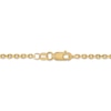 Thumbnail Image 4 of Diamond Teardrop Twist Necklace 1/4 ct tw 10K Yellow Gold 18&quot;