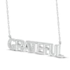 Thumbnail Image 1 of Diamond "Grateful" Necklace 1/15 ct tw Sterling Silver 18"