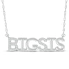 Thumbnail Image 0 of Diamond "Big Sis" Necklace 1/15 ct tw Sterling Silver 18"