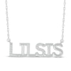 Thumbnail Image 1 of Diamond &quot;Lil Sis&quot; Necklace 1/15 ct tw Sterling Silver