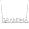 Thumbnail Image 1 of Diamond &quot;Grandma&quot; Necklace 1/15 ct tw Sterling Silver 18&quot;