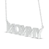 Thumbnail Image 2 of Diamond &quot;Mommy&quot; Necklace 1/15 ct tw Sterling Silver 18&quot;