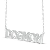 Thumbnail Image 2 of Diamond &quot;Dog Mom&quot; Necklace 1/15 ct tw Sterling Silver 18&quot;