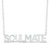 Thumbnail Image 1 of Diamond &quot;Soulmate&quot; Necklace 1/15 ct tw Sterling Silver 18&quot;