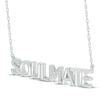 Thumbnail Image 2 of Diamond &quot;Soulmate&quot; Necklace 1/15 ct tw Sterling Silver 18&quot;