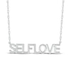 Thumbnail Image 1 of Diamond &quot;Self Love&quot; Necklace 1/15 ct tw Sterling Silver 18&quot;