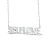 Thumbnail Image 2 of Diamond &quot;Self Love&quot; Necklace 1/15 ct tw Sterling Silver 18&quot;