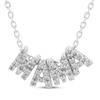 Thumbnail Image 1 of Diamond &quot;Mama&quot; Slide Necklace 1/6 ct tw Sterling Silver 18&quot;