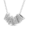 Thumbnail Image 2 of Diamond &quot;Mama&quot; Slide Necklace 1/6 ct tw Sterling Silver 18&quot;