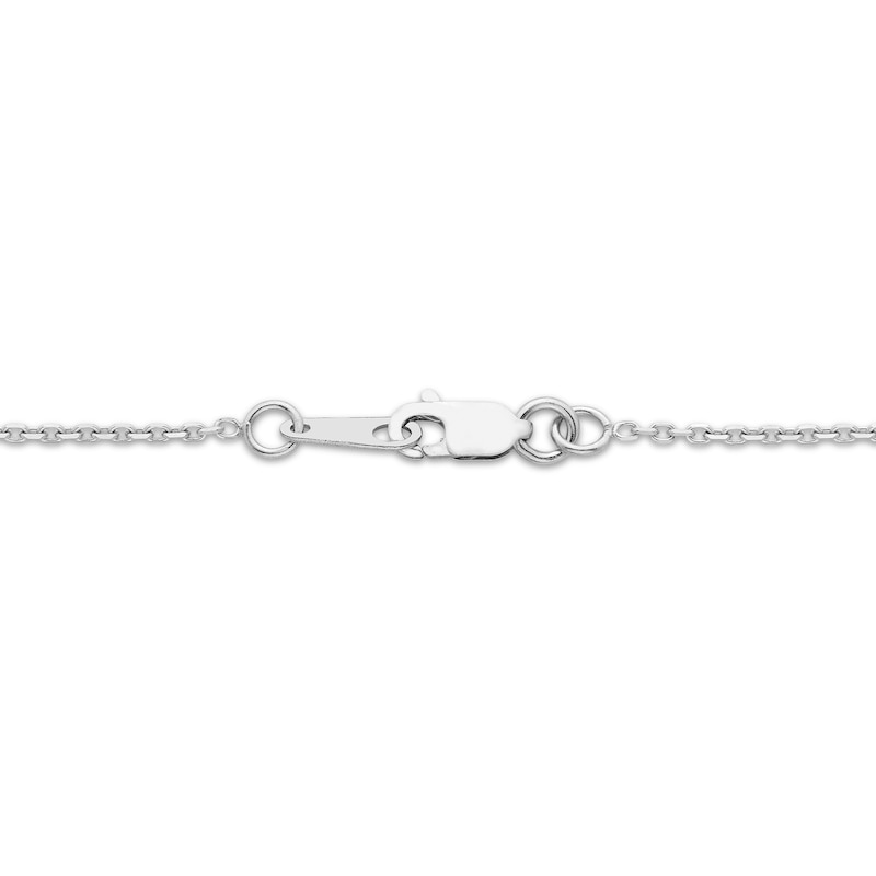 Main Image 3 of Diamond &quot;Mama&quot; Slide Necklace 1/6 ct tw Sterling Silver 18&quot;