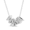 Thumbnail Image 2 of Diamond &quot;Nana&quot; Slide Necklace 1/6 ct tw Sterling Silver 18&quot;