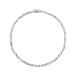 Lab-Created Diamonds by KAY Riviera Necklace 10 ct tw 14K White Gold 16&quot;