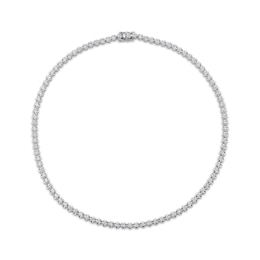 Lab-Created Diamonds by KAY Riviera Necklace 7 ct tw 14K White Gold 16&quot;