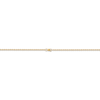 Thumbnail Image 4 of Multi-Diamond Circles Curved Bar Necklace 1/2 ct tw 10K Yellow Gold 18&quot;