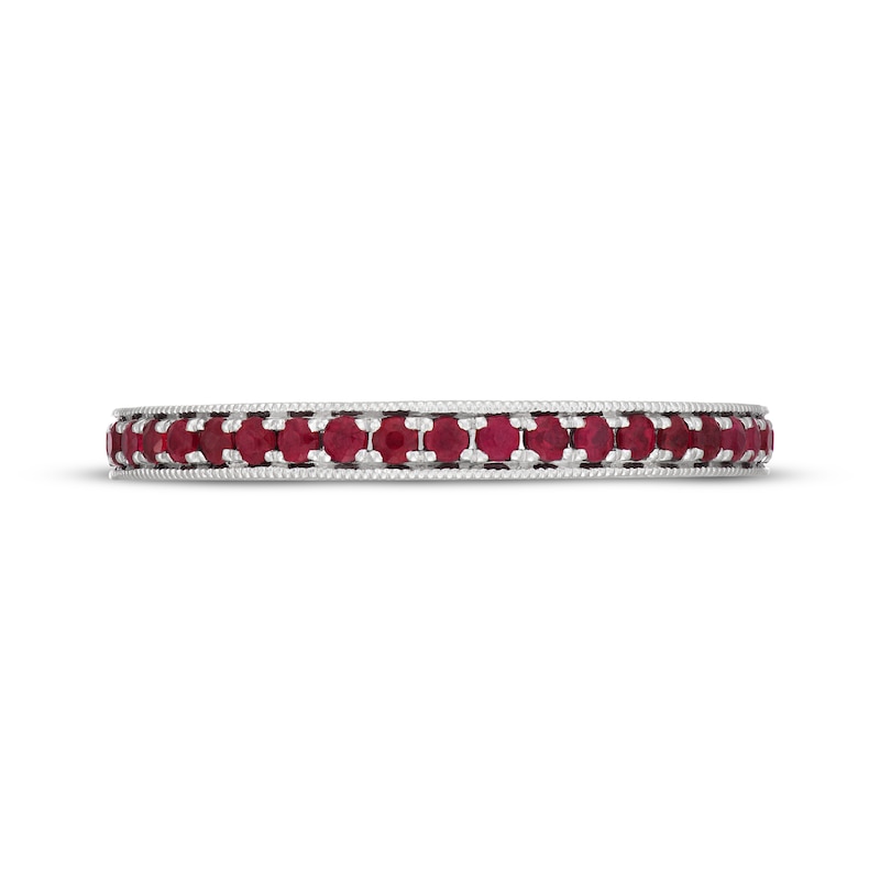 Main Image 3 of Neil Lane Natural Ruby Anniversary Ring 14K White Gold