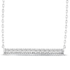 Thumbnail Image 0 of Threads of Love Diamond Bar Necklace 1/4 ct tw 10K White Gold 19"