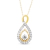 Thumbnail Image 0 of Threads of Love Diamond Infinity Necklace 1/2 ct tw 10K Yellow Gold 18"