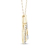 Thumbnail Image 1 of Threads of Love Diamond Infinity Necklace 1/2 ct tw 10K Yellow Gold 18"