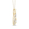 Thumbnail Image 1 of Threads of Love Diamond Infinity Necklace 1 ct tw 10K Yellow Gold 18"