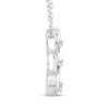 Thumbnail Image 2 of Memories Moments Magic Diamond Twist Necklace 1/10 ct tw Sterling Silver 18&quot;