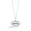 Thumbnail Image 1 of True Fans Las Vegas Raiders Diamond Accent Football Necklace in Sterling Silver