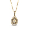 Thumbnail Image 1 of Le Vian Diamond Teardrop Necklace 3/8 ct tw 14K Honey Gold 19&quot;