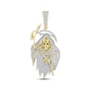 Thumbnail Image 1 of Diamond Santa Muerte Charm 1/3 ct tw 10K Yellow Gold