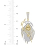 Thumbnail Image 3 of Diamond Santa Muerte Charm 1/3 ct tw 10K Yellow Gold