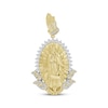 Thumbnail Image 1 of Diamond Our Lady of Guadalupe Oval Charm 1/2 ct tw 10K Yellow Gold