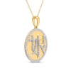 Thumbnail Image 1 of Diamond Chinese "Mother" Necklace 1/2 ct tw 14K Yellow Gold 18"