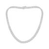 Thumbnail Image 0 of Multi-Diamond Riviera Necklace 3 ct tw 10K White Gold 18"