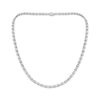 Thumbnail Image 1 of Diamond &quot;XO&quot; Riviera Necklace 1/2 ct tw 10K White Gold 18&quot;