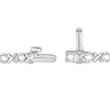 Thumbnail Image 2 of Diamond &quot;XO&quot; Riviera Necklace 1/2 ct tw 10K White Gold 18&quot;