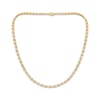 Thumbnail Image 1 of Diamond &quot;XO&quot; Riviera Necklace 1/2 ct tw 10K Yellow Gold 18&quot;